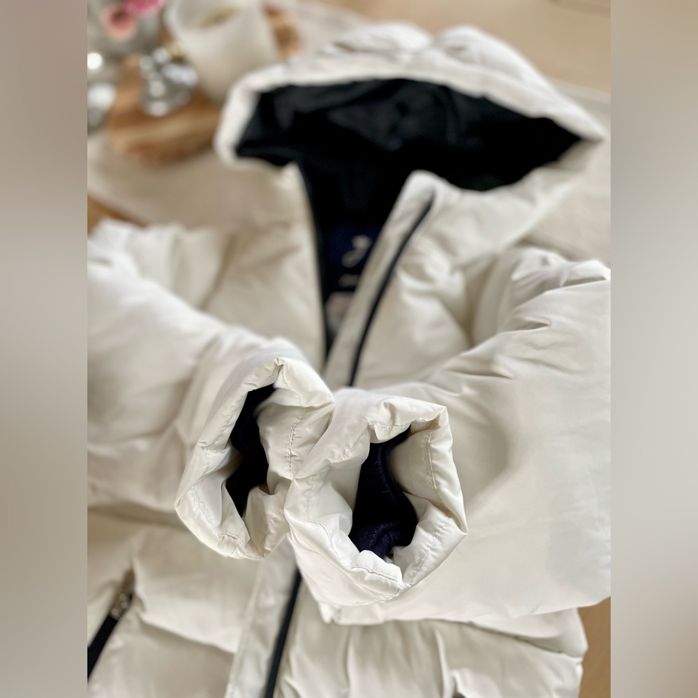 Jacadi girls white down Jacket Size 12 Big Girls